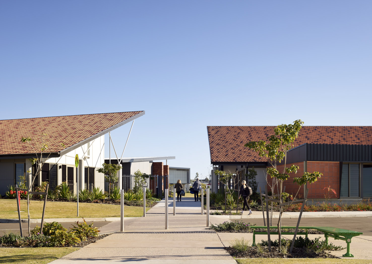 Entrance to the school grounds.